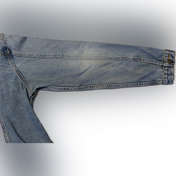 🤠 🧲CLASSIC & Vintage Western /Southwestern Denim Jean Jacket | Size Large / 10 - Picture 15 of 17